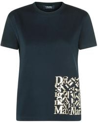 Max Mara - Logo Crew Neck T-Shirt - Lyst