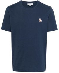 Maison Kitsuné - T-Shirt mit Chillax Fox-Applikation - Lyst