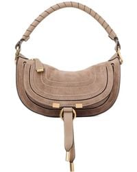 Chloé - Mini Marcie Topstitch Detail Handle Tote Bag - Lyst