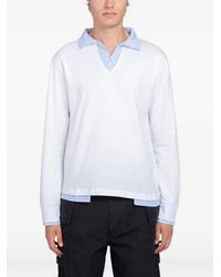 GIMAGUAS - Luis Layered-Detail V-Neck Sweater - Lyst