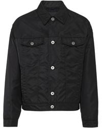 Prada - Re-nylon Crinkled-finish Shirt Jacket - Lyst