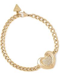 Guess - Armband Mit Herzmotiv - Lyst