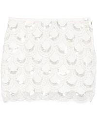 ROTATE BIRGER CHRISTENSEN - Falda corta con lentejuelas - Lyst