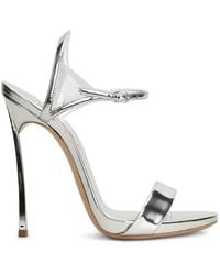 Casadei - Blade Leather Sandals - Lyst