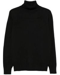 Kangra - Roll-Neck Ribbed-Trim Sweater - Lyst
