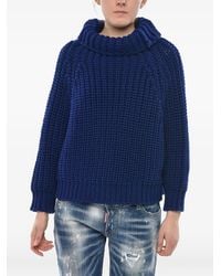 Givenchy - Grob Gestrickter Rollkragenpullover - Lyst
