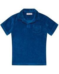 Orlebar Brown - Towelling Cotton Polo Shirt - Lyst