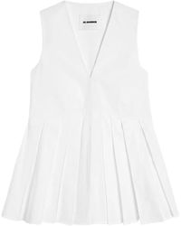 Jil Sander - Sleevesless Top - Lyst