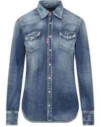 DSquared² - Classic Western Shirt - Lyst