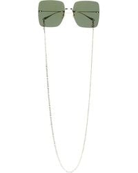 Gucci - Rimless Oversized-Frame Sunglasses - Lyst