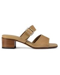 Doucal's - Suede Double-Strap Sandals - Lyst