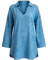 Seafolly - Longline Beach Shirt - Lyst