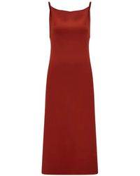 Ferragamo - Knitted Slip Dress - Lyst