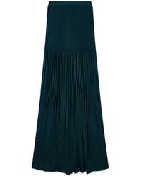 Giorgio Armani - Pleated A-Line Maxi Skirt - Lyst