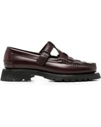 Hereu - Soller Leather Loafers - Lyst
