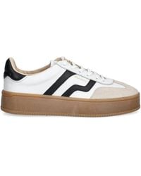 GANT - Leather Stripe Sneakers - Lyst