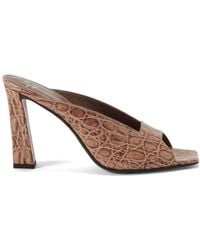 Giuseppe Zanotti - Mya 90Mm Leather Mules - Lyst