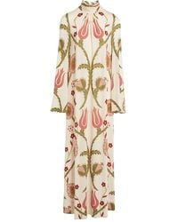 Giambattista Valli - Floral High-Neck Maxi Dress - Lyst