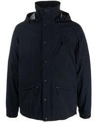 Aspesi - Hooded Press-Stud Fastening Jacket - Lyst