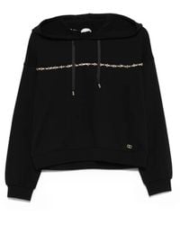 Liu Jo - Embellished-Band Hoodie - Lyst
