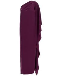 Gianluca Capannolo - Annouk Asymmetrical Silk Maxi Dress - Lyst