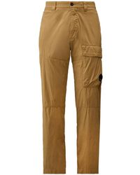 C.P. Company - 50 Fili Lens-Detail Cargo Pants - Lyst
