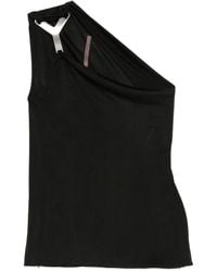 Rick Owens - Drapiertes One-Shoulder-Top - Lyst