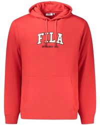 Fila - Hoodie En Coton À Logo Imprimé - Lyst
