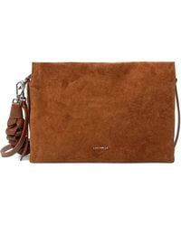 Coccinelle - Medium Boheme Top-Handle Suede Tote Bag - Lyst