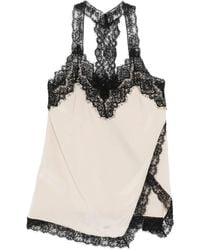 Pinko - レーストリム シルクトップ - Lyst