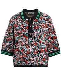 Essentiel Antwerp - Polo Kartos À Fleurs Imprimées - Lyst
