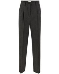 Weekend by Maxmara - Pleated Tapered Trousers - Lyst