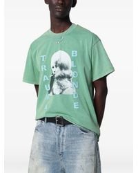 DAGGER - Trauma Blonde Print-Detail T-Shirt - Lyst