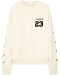 Off-White c/o Virgil Abloh - 23 Skate Logo-embroidered Sweatshirt - Lyst
