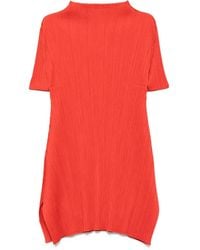 Pleats Please Issey Miyake - Pleated Midi Tunic - Lyst