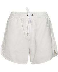 Brunello Cucinelli - Cotton Shorts - Lyst