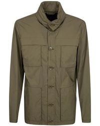 Herno - Buttoned Multiple-Pocket Jacket - Lyst