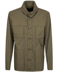 Herno - Buttoned Multiple-Pocket Jacket - Lyst