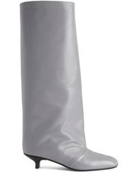 Vicini - Square-Toe Tube Knee-High Boots - Lyst