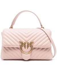 Pinko - Love Birds キルティング ハンドバッグ - Lyst
