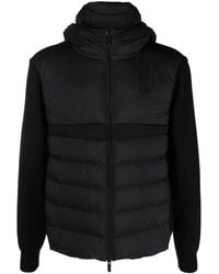 Moncler - Padded-front Logo-plaque Cotton Jacket - Lyst