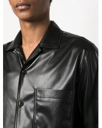 Nanushka - Coated-Finish Shirt Jacket - Lyst