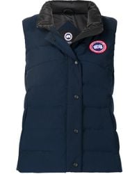 Canada Goose - Logo Patch Padded Gilet - Lyst