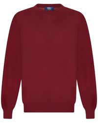 Fedeli - Crew-Neck Long-Sleeve Sweater - Lyst