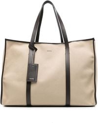 Sandro - Tote Bag aus Canvas - Lyst