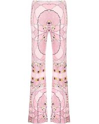 Emilio Pucci Cyprea プリント パンツ - ピンク