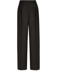 PT Torino - Pantalon Droit À Design Plissé - Lyst