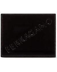 Ferragamo - Portemonnaie mit Logo-Prägung - Lyst