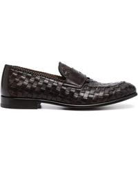 Dell'Oglio - Woven Leather Loafers - Lyst