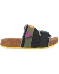 Flower Mountain - Niwa Touch-Strap Flat Sandals - Lyst